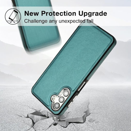 Texture Back Cover Leather / Silicone Green (Galaxy A04s)