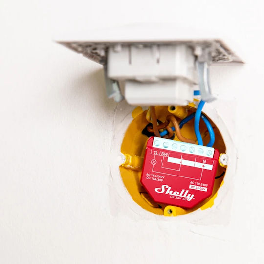 Shelly Qubino Z-Wave 1PM Intelligenter Schalter 1 Kanal Wi-Fi Z-Wave & RF 16A