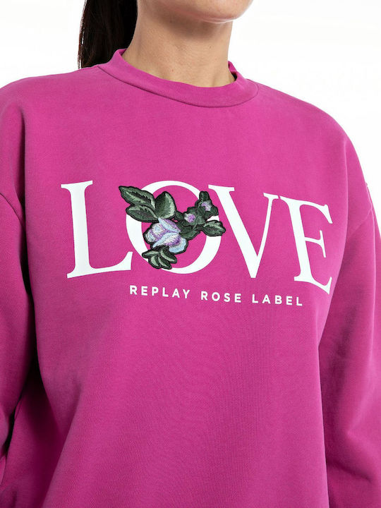 Replay Women's Sweatshirt Pink