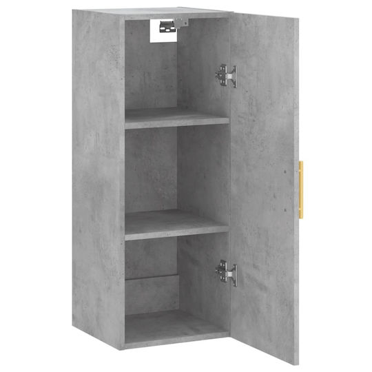vidaXL Badezimmerschrank B34.5xT34xH90cm Gray