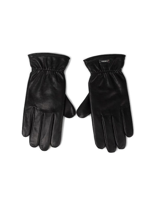 Calvin Klein Schwarz Leder Handschuhe