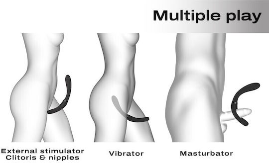 Dorcel Διπλός Δονητής 28.2cm Μαύρος