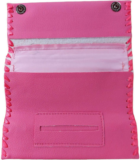 Tobacco Pouch With Snap Closure 17x8.5cm Pink