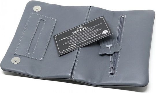 Mestango Tobacco Pouch With Magnetic Clasp 15.5x8cm Gray