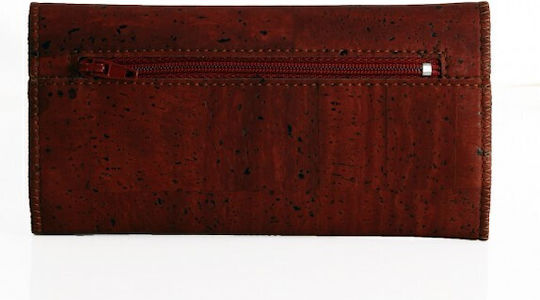 Djo Leather Tobacco Pouch With Magnetic Clasp Burgundy