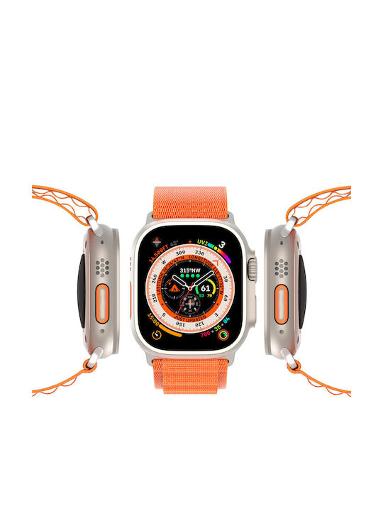 Dux Ducis Sport Buckle Λουράκι Πορτοκαλί (Apple Watch Ultra 49mm)