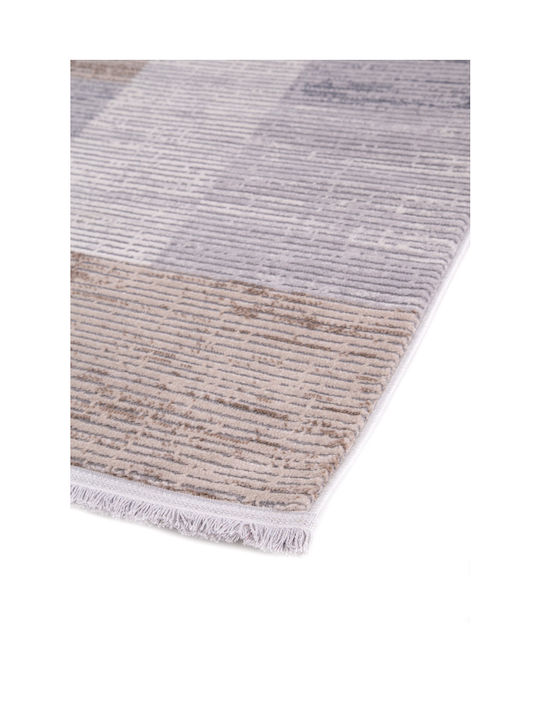 Royal Carpet Fargo 22052 Rug Rectangular with Fringes Gray