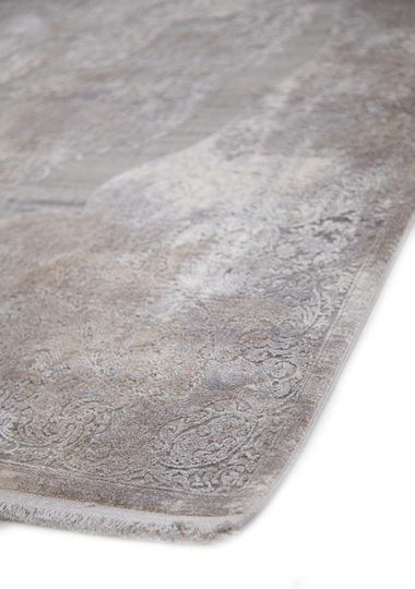 Royal Carpet Silk 6864A Rug Rectangular Silk Gray