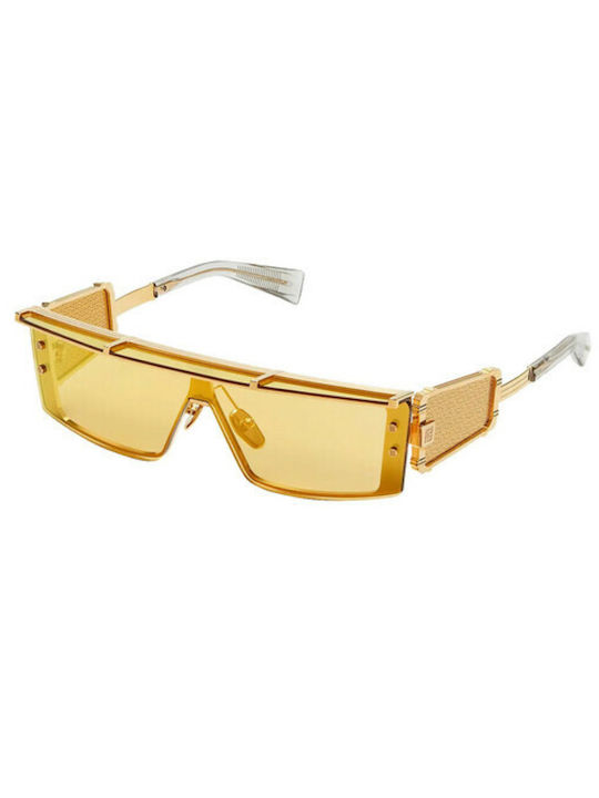 Balmain Wonder Boy Iii Sunglasses with Gold Plastic Frame and Gold Lens