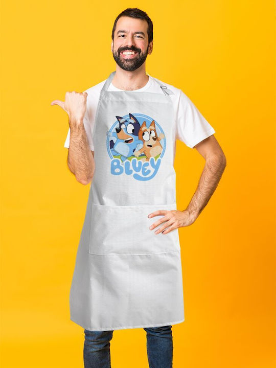 Koupakoupa Bluey Dog Wasserdicht Küchenschürze Grün KP_19373_APRON-BBQ-ADULT 1Stück