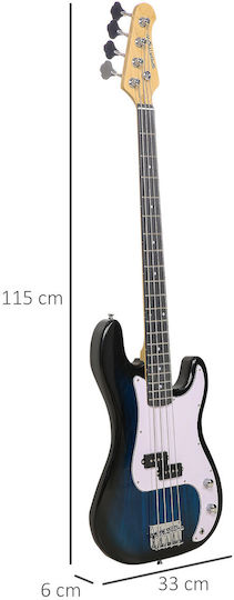 Sportnow Elektrischer Bass Sportnow 4 Saiten