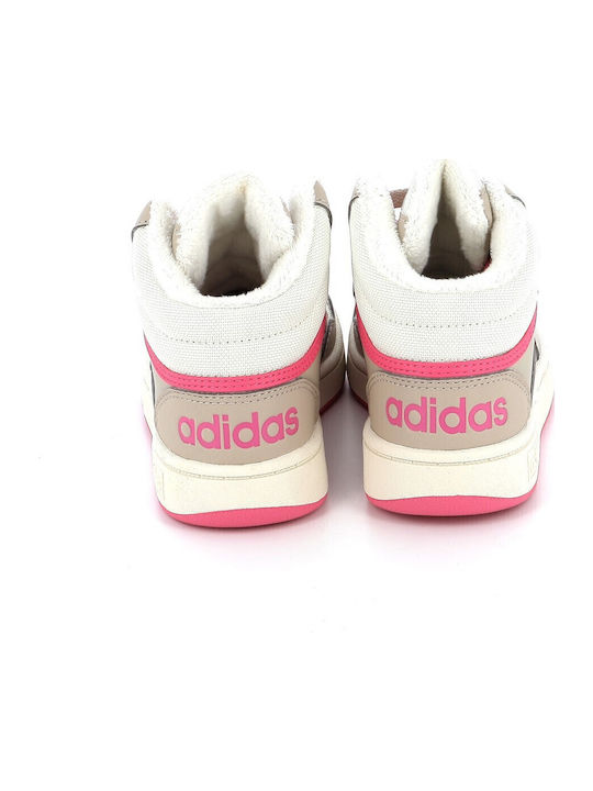 Hoops Παιδικά Sneakers High Wonder Beige / Pink Fusion / Off White