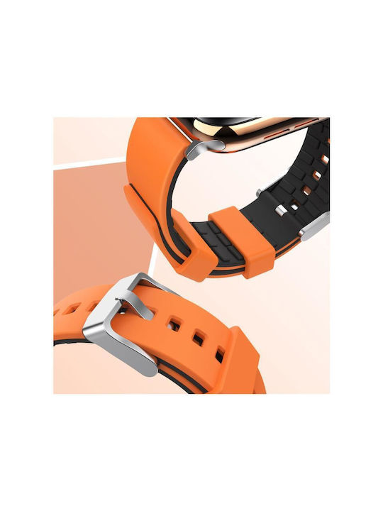 AHAstyle WA11 Λουράκι Σιλικόνης Πορτοκαλί (Apple Watch 38/40/41mm)