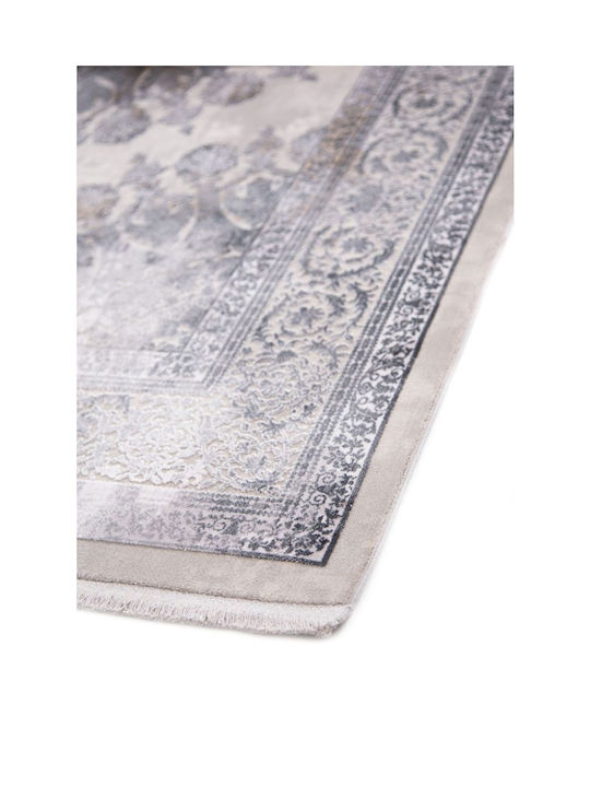 Royal Carpet Silk 8098a Teppich Rechteckig Seide L.Grey Anthracite