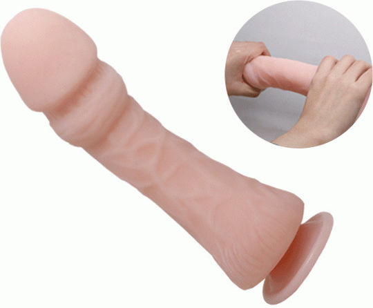 Baile Realistisches Dildo mit Hoden und Saugnapf Fleisch 23.5cm