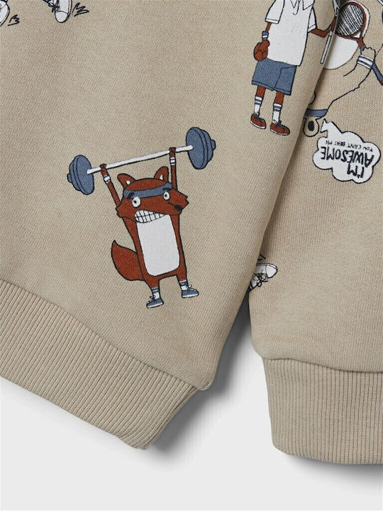Kinder-Sweatshirt Oxford Tan