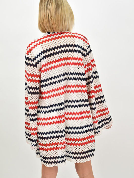 Potre Damen Kimono Strand Mehrfarbig