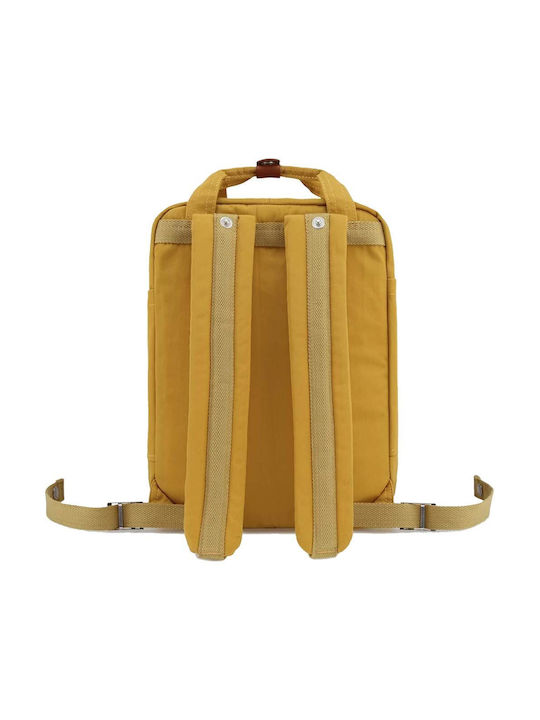 Himawari Women's Fabric Backpack Waterproof Yellow