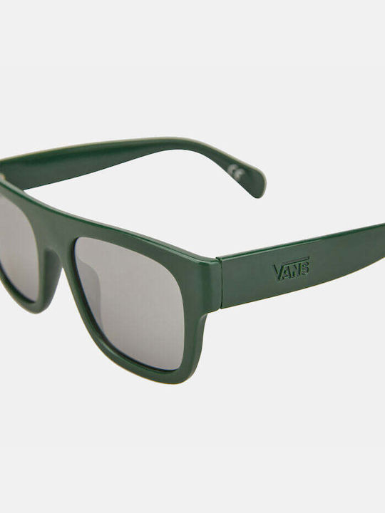 Vans Squared Off Unisex Sunglasses with Green Plastic Frame and Gray Lens VN0A7PR1BD6