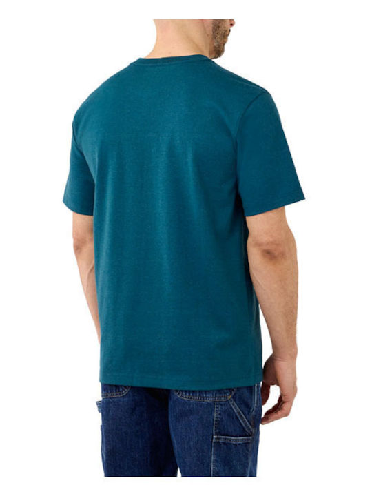 Carhartt Men's Short Sleeve T-shirt Petrol Blue