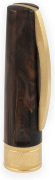 Visconti Writing Pen Brown with Blue Ink