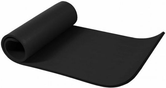 Optimum NBR Στρώμα Γυμναστικής Pilates Μαύρο (183x61x1.5cm)