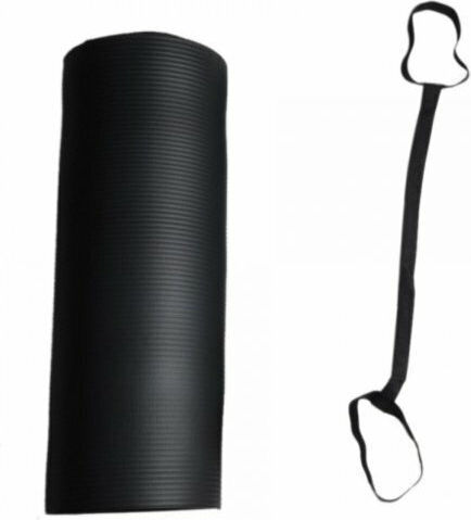 Optimum NBR Στρώμα Γυμναστικής Pilates Μαύρο (183x61x1.5cm)