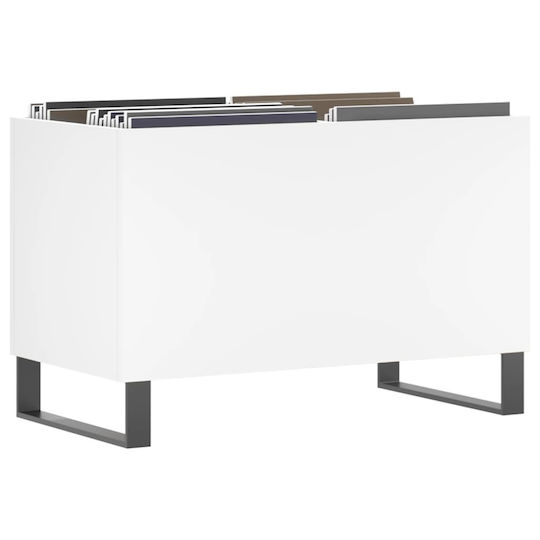 vidaXL Mobilier Hi-Fi Alb 38x74.5x48cm