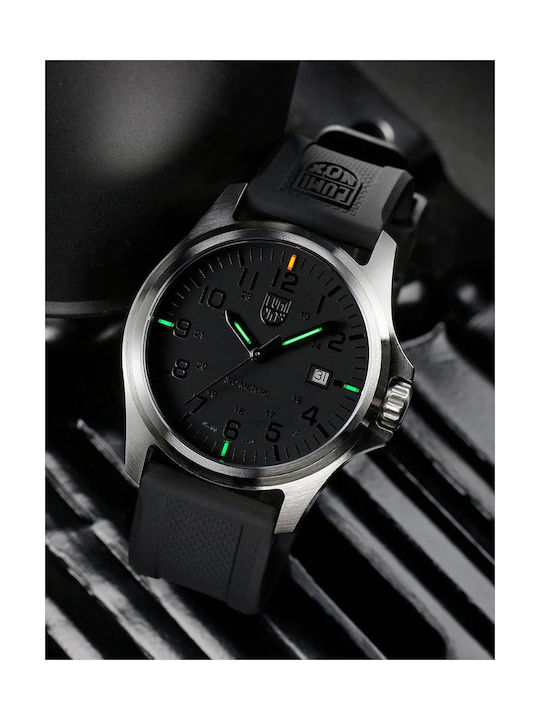 Luminox Men's Watch 44mm Battery with Black Rubber Strap
