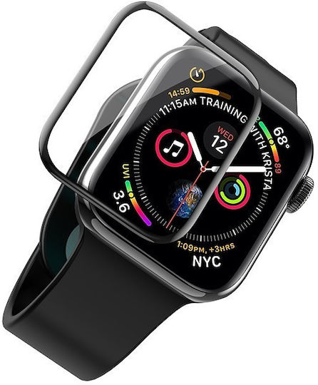 3d Full Glue 9h Full Face Tempered Glass pentru Apple Watch 45mm 1buc