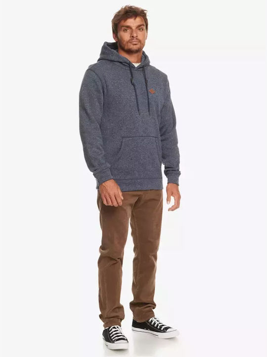 Quiksilver Keller Men's Sweatshirt with Hood Blue