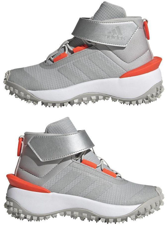 Adidas Παιδικά Sneakers High Fortatrail Silver Metallic / Solar Red