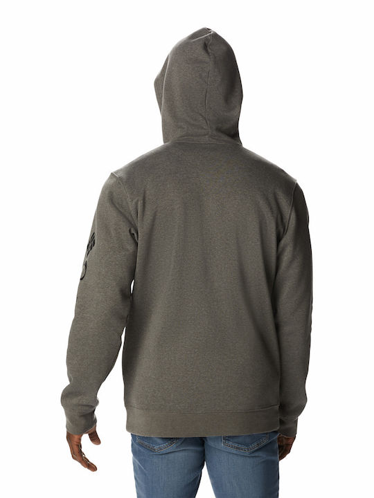 Columbia Trek Full Men's Sweatshirt Jacket with Hood Gray