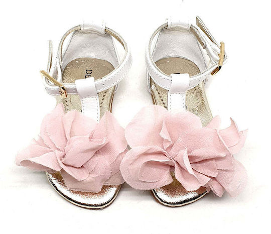 Designer's Cat Pantofi de botez pentru fetițe din Piele Alb 0100L0KOT000250