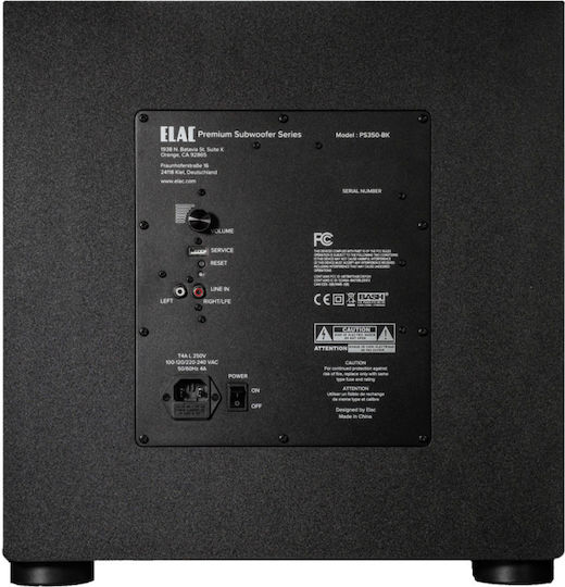 Elac PS350 Active Subwoofer with Speaker 12" 700W Black