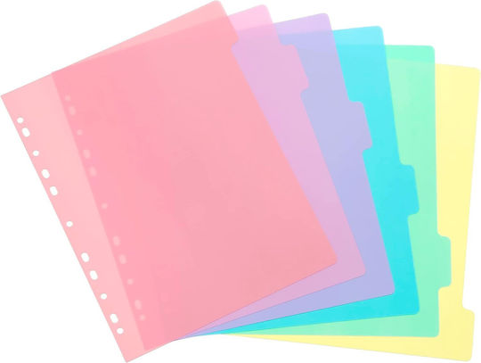 Viquel Separatoare de Plastic pentru Documente A4 cu Găuri