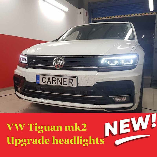 Carner Μπροστινά Φανάρια Led για Hyundai Matrix Toyota Matrix Volkswagen Tiguan 2τμχ