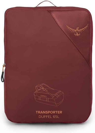 Osprey Transporter 95 Σακ Βουαγιάζ Πλάτης 69lt Κόκκινο Υφασμάτινο Π34εκ.
