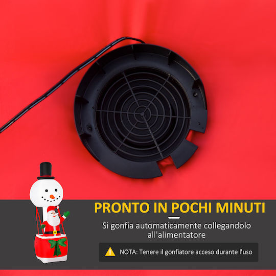 Inflatable Illuminated Santa Claus Electric 250x85x80cm