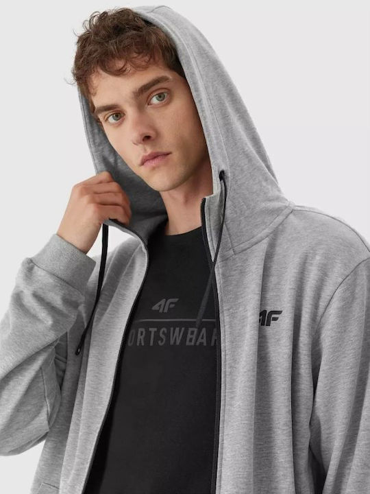 Gray Sweatshirt mit Kapuze