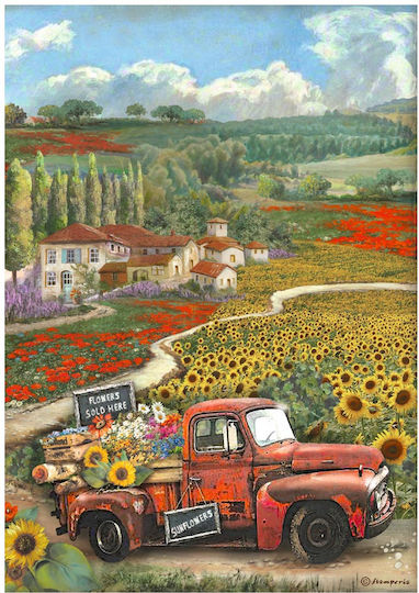 Stamperia A4 Ριζόχαρτο Decoupage