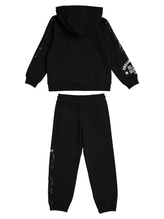 Sprint Kids Sweatpants Set Black 2pcs