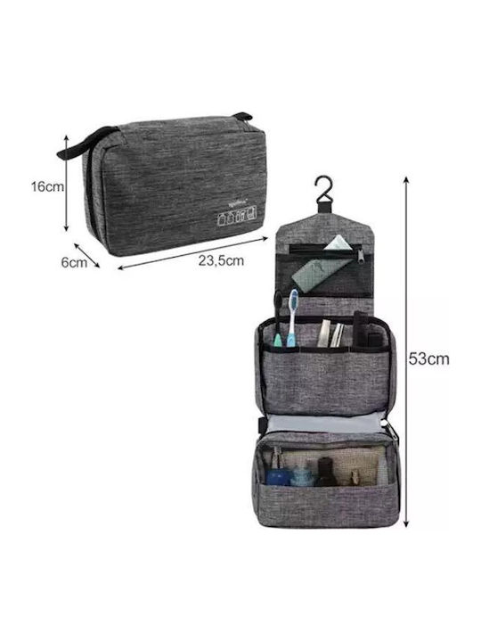 Toiletry Bag in Gray color 23.5cm