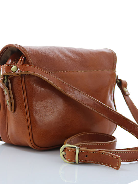 Passaggio Leather Women's Leather Shoulder Bag Tabac Brown