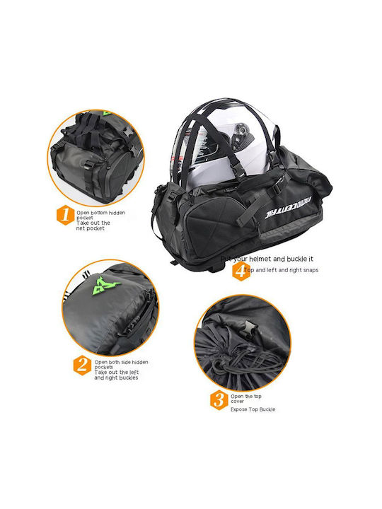 Moto Centric Rider Backpack Blue 48lt