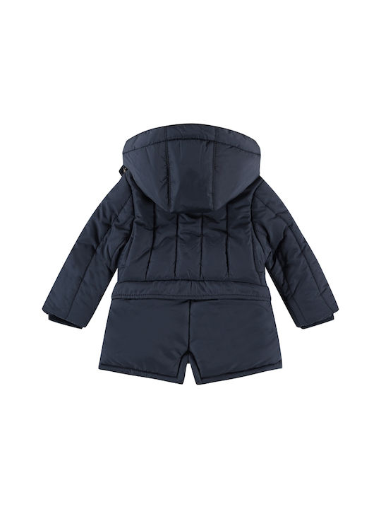 Babyface Girls Parka Blue with Ηood