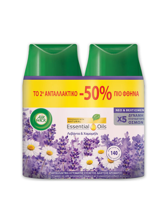 Airwick Refill for Spray Device with Fragrance Lavender Camomile 2pcs 250ml