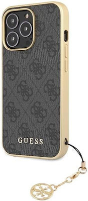 Guess Plastic Back Cover Durable Gray (iPhone 14 Pro Max)
