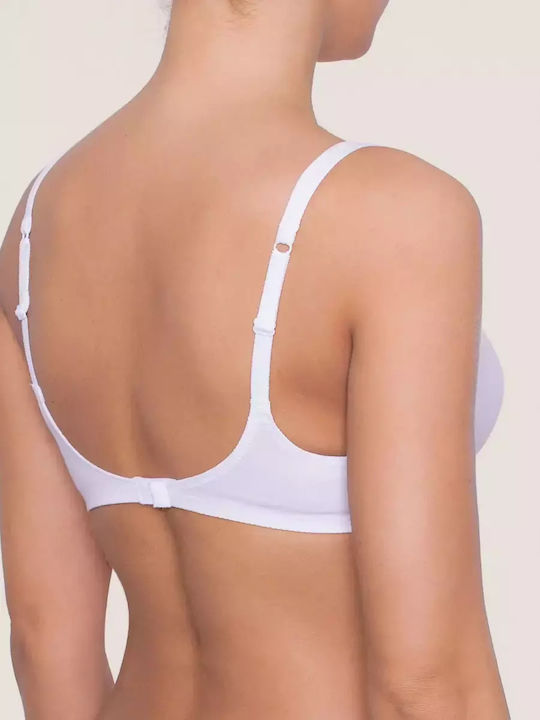 Triumph Eileen Triangle Triangle Bra without Padding without Underwire White