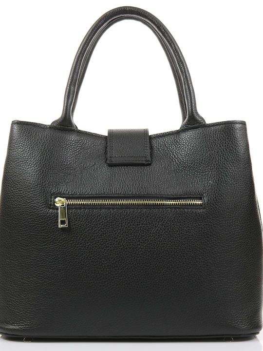 Passaggio Leather Women's Leather Tote Handbag Black